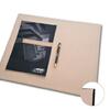 SWITCH Reversible Desk Tray in Black and Beige Faux Leather 50 x 40cm